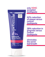 Petsmile patented toothbrush ready for at-home pet dental care.
