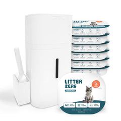 Petsnology Litter Zero main unit in sleek white for a clean home convenience
