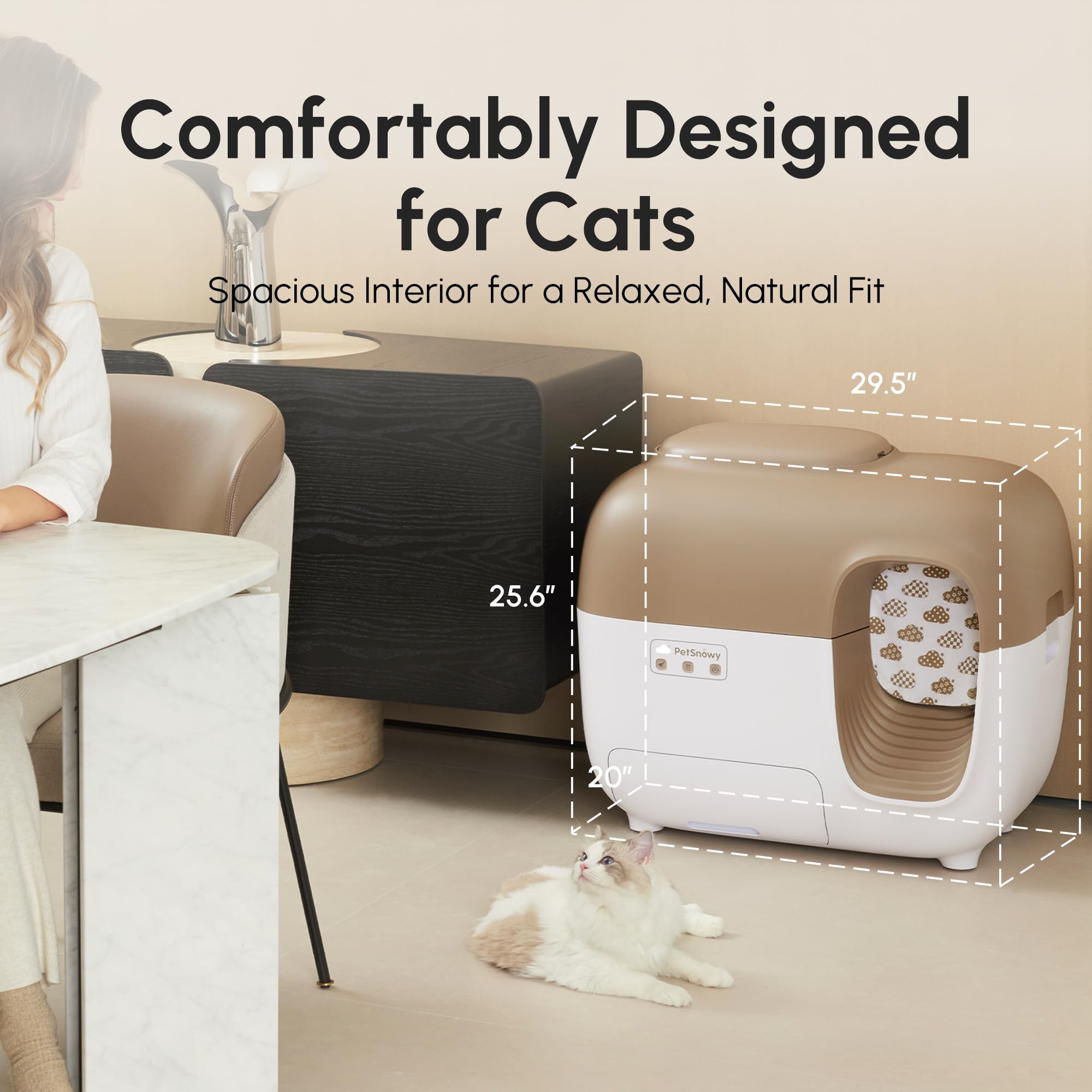 PetSnowy 24/7 support ensures help is available when needed.