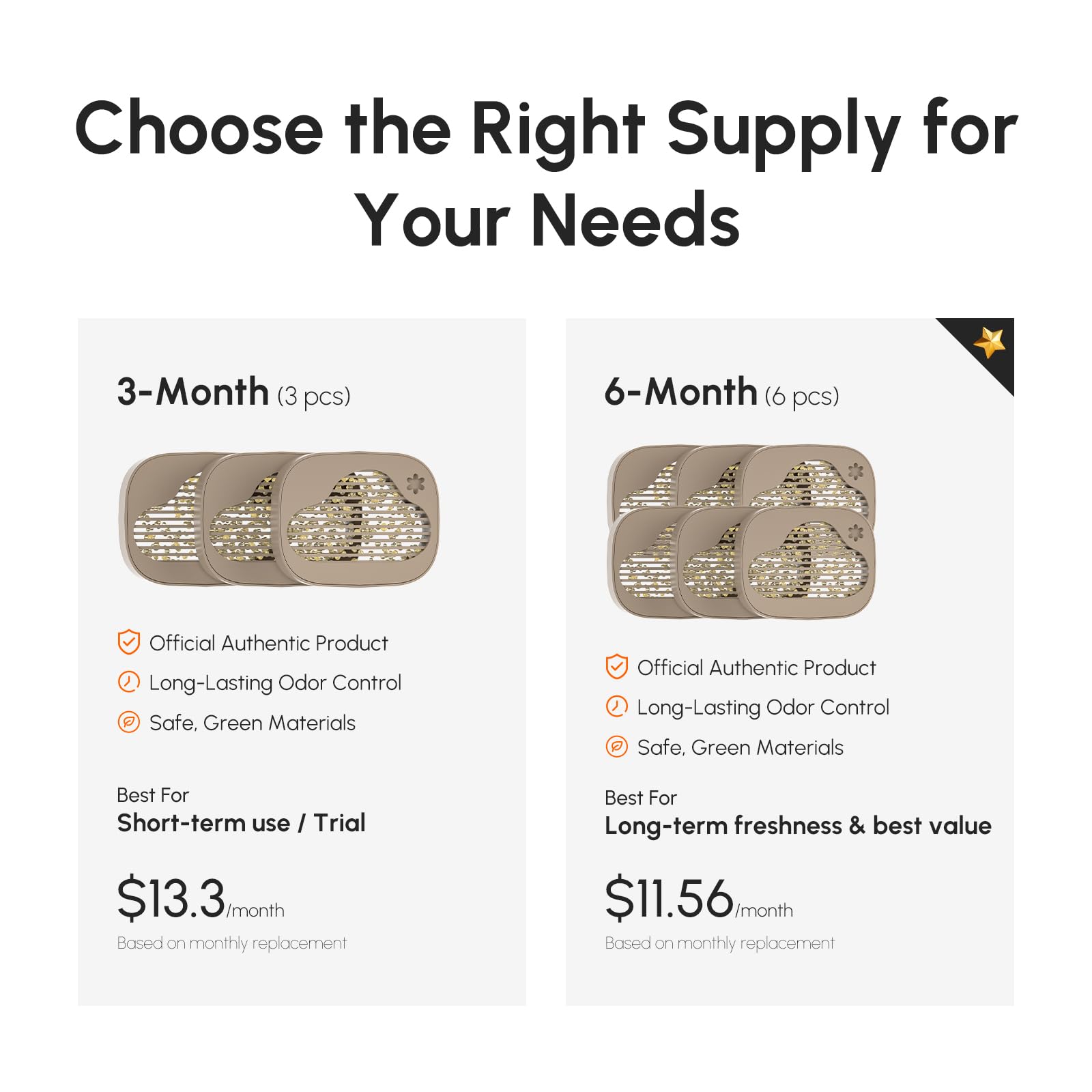 PetSnowy monthly-change kit keeps the litter area fresh for pets.