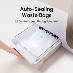 PetSnowy litter-control walkway mat prevents litter scattering around rooms.
