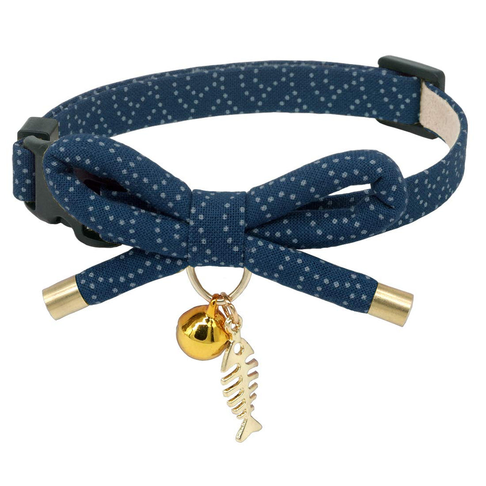 PetSoKoo bowtie collar with bell for stylish, visible cats