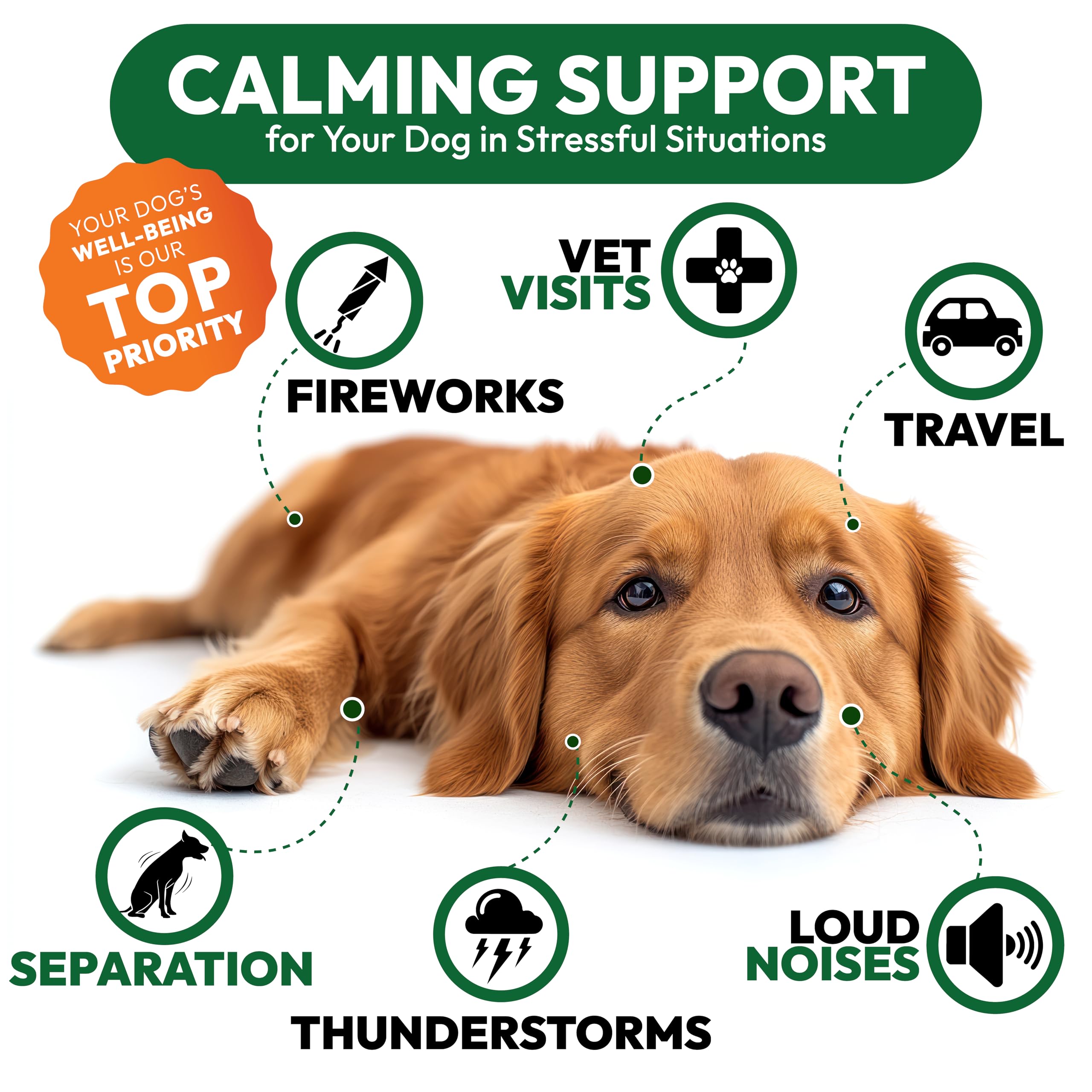 Petsology Hemp Calming Chews melatonin ingredient label