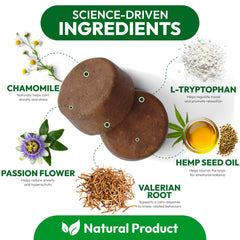 Petsology Hemp Calming Chews textured chew closeup