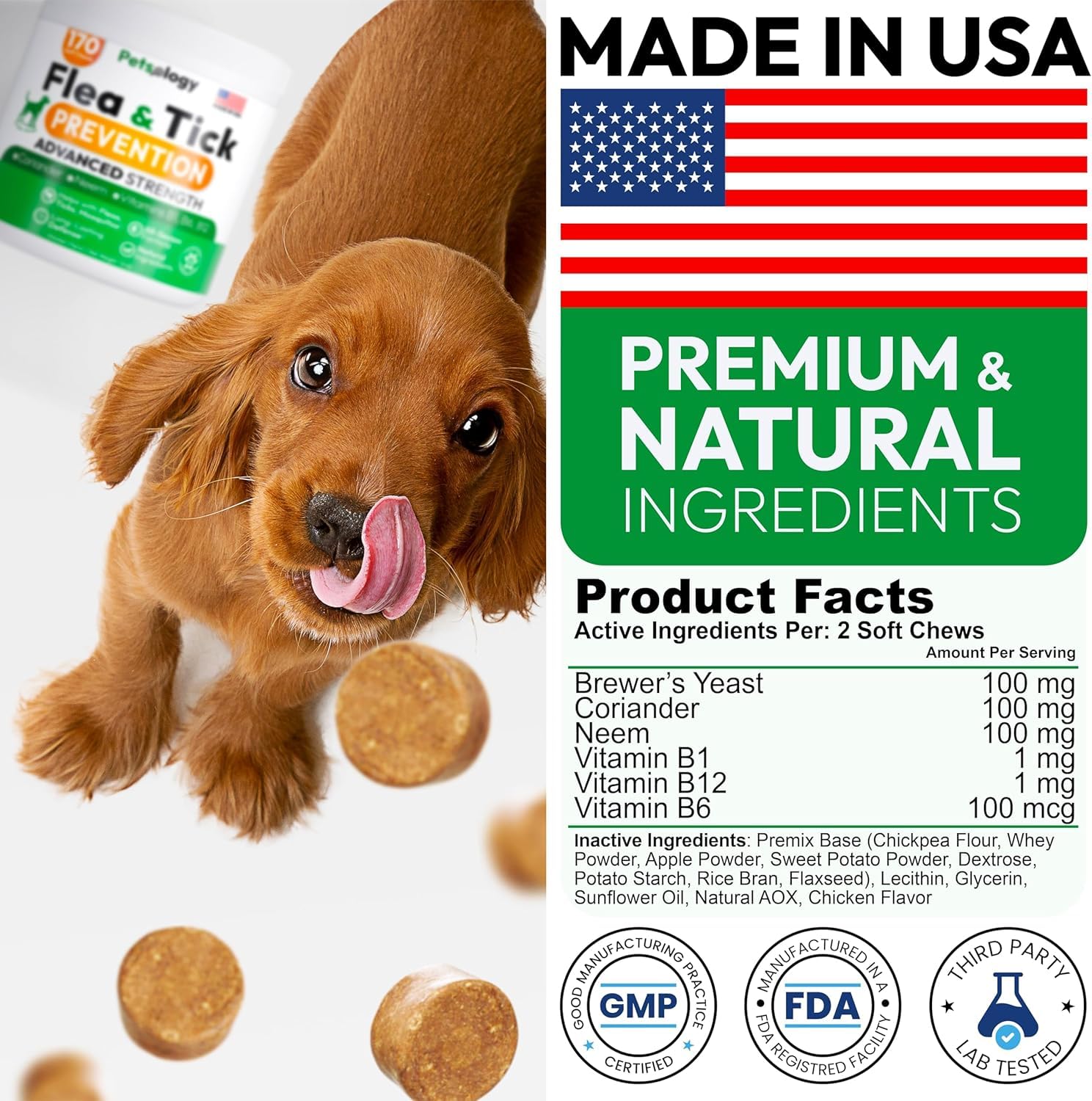 Petsology USA made facility seal signals high safety standards.