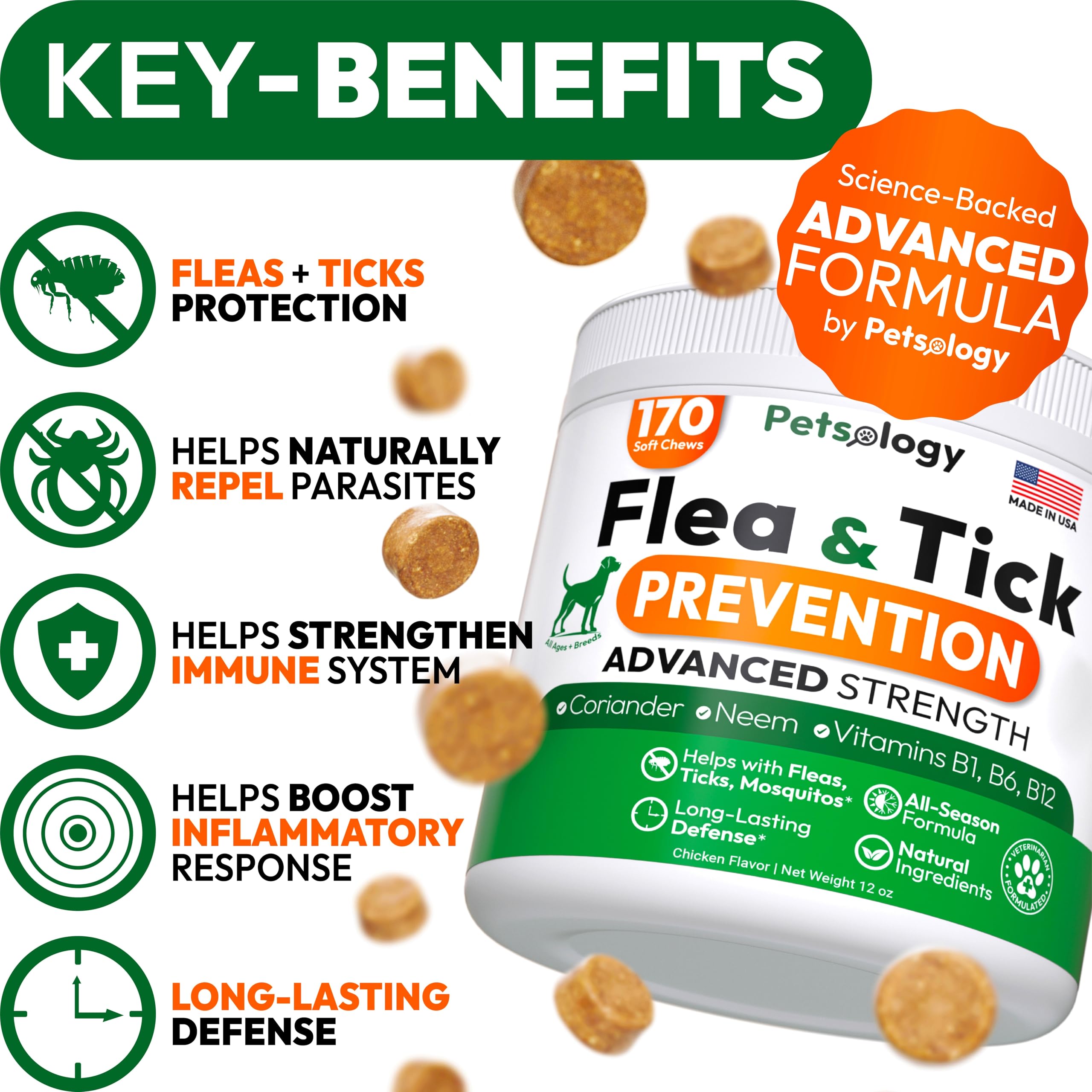Petsology soft chews for dogs offer a tasty, convenient preventive option.