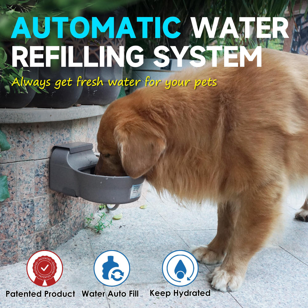 PETSOLON 68oz outdoor dog water bowl ideal for pets and livestock