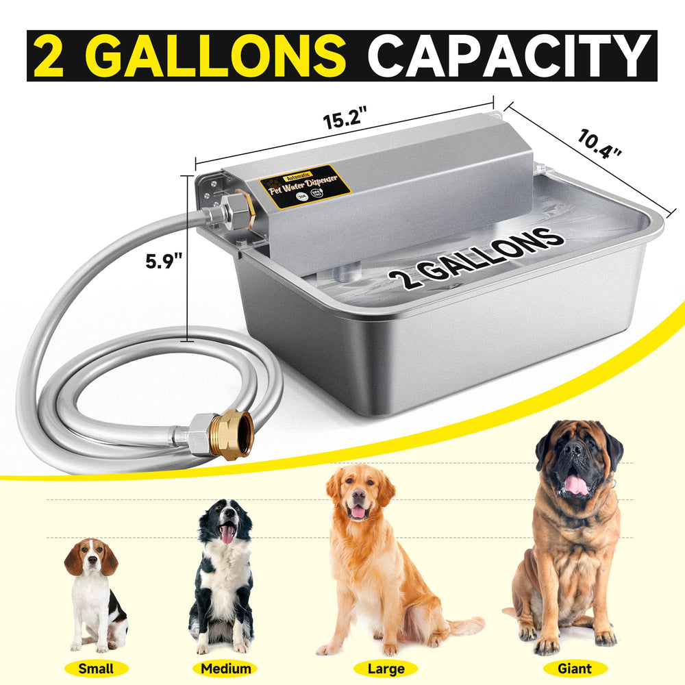 PETSOLON dual installation options: wall mount or ground placement.