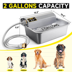 PETSOLON dual installation options: wall mount or ground placement.