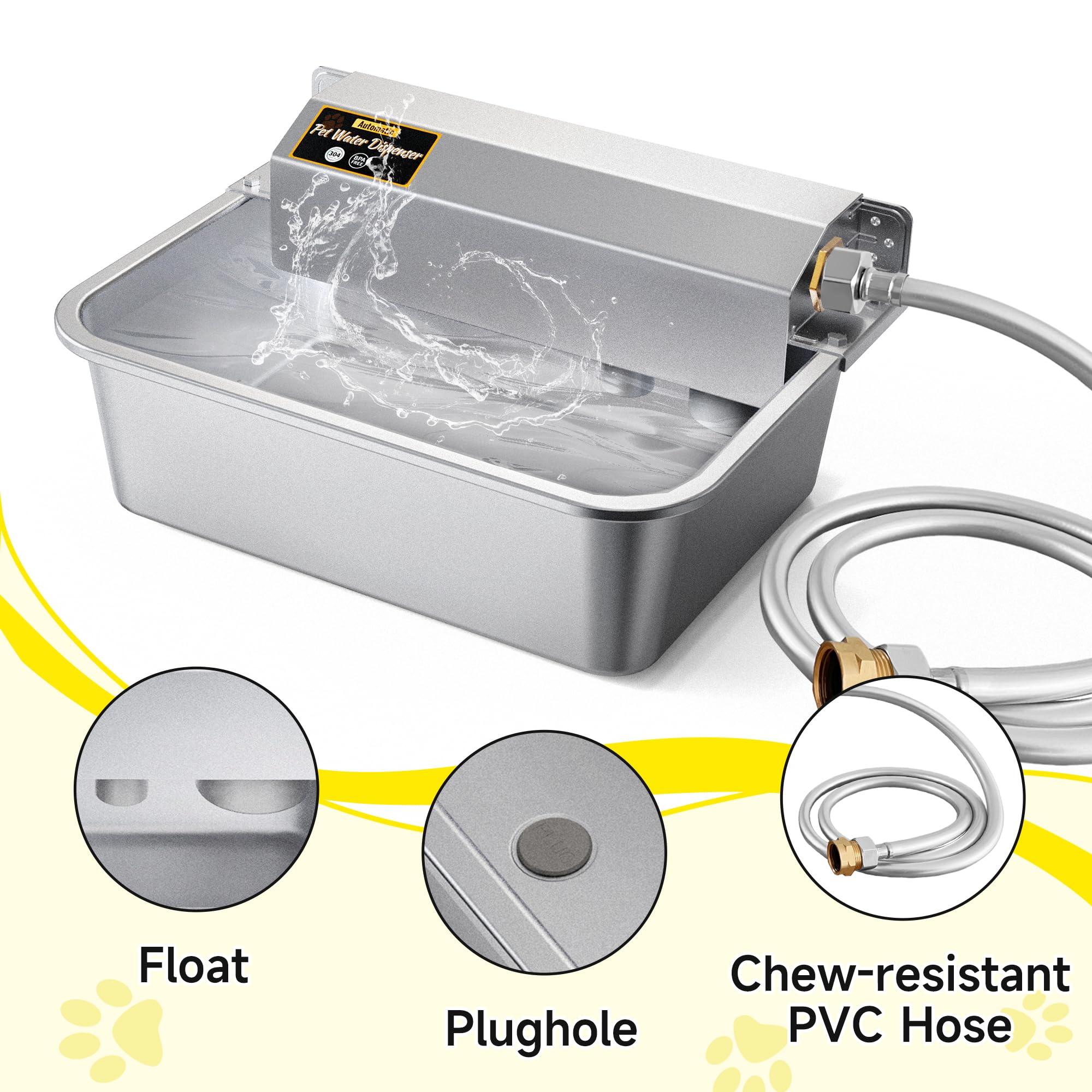 PETSOLON 2-gallon capacity ideal for multiple pets or livestock.
