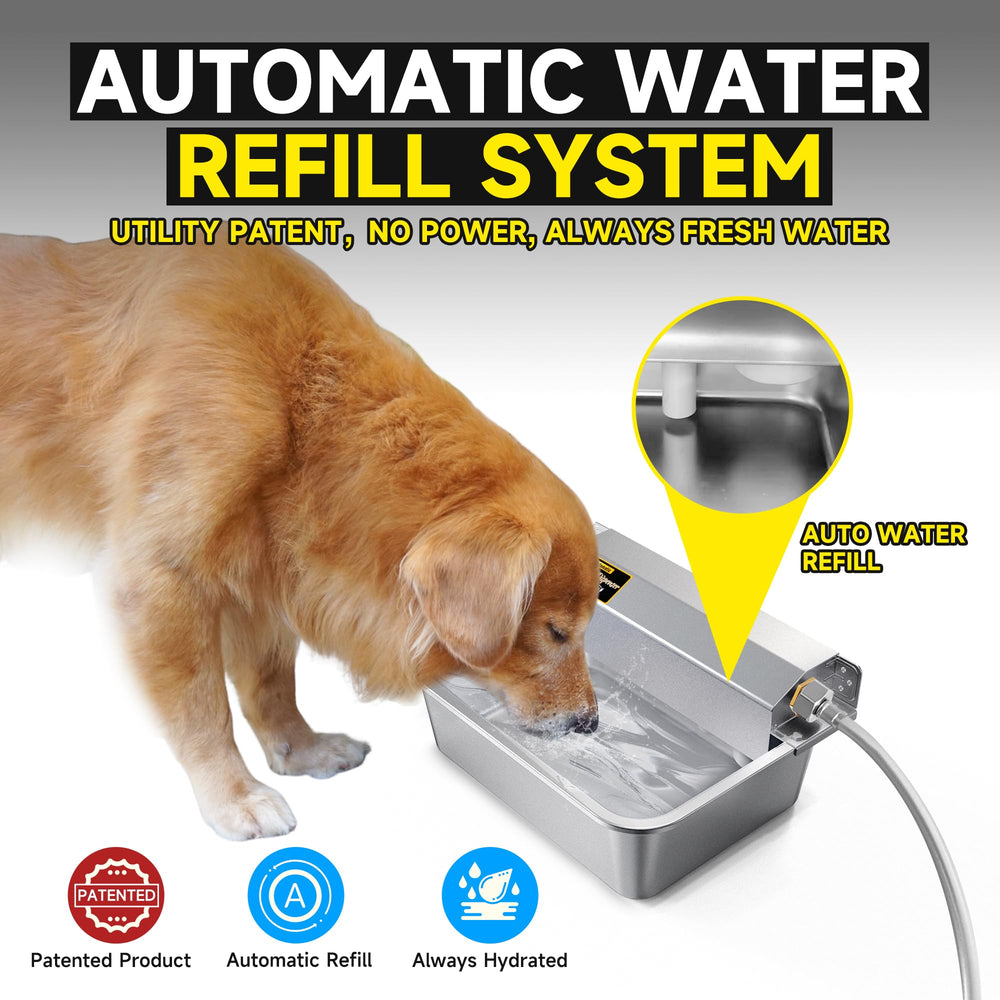 PETSOLON stainless steel body close-up highlighting rust resistance.