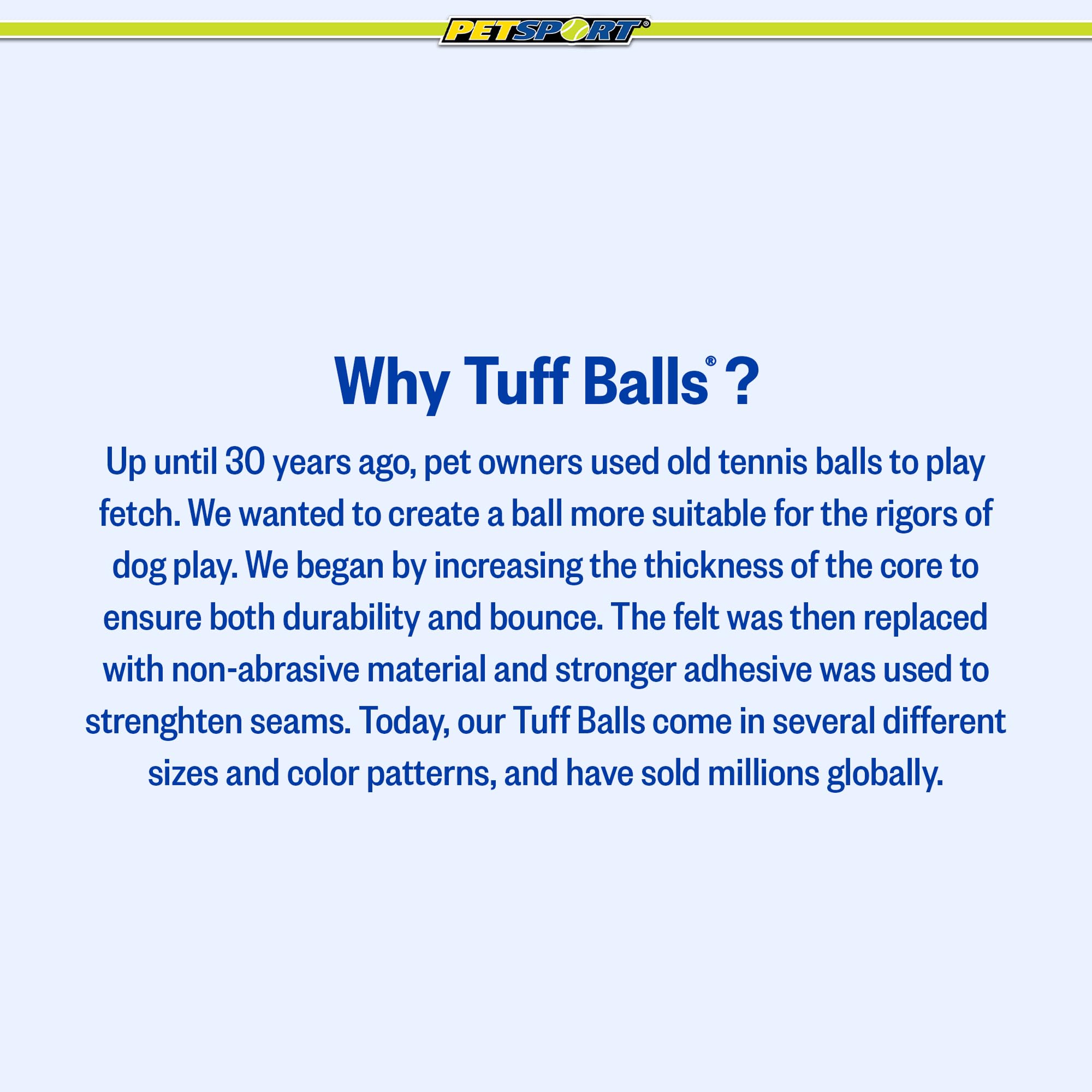 PetSport Giant Tuff Ball at dog park for durable outdoor fun