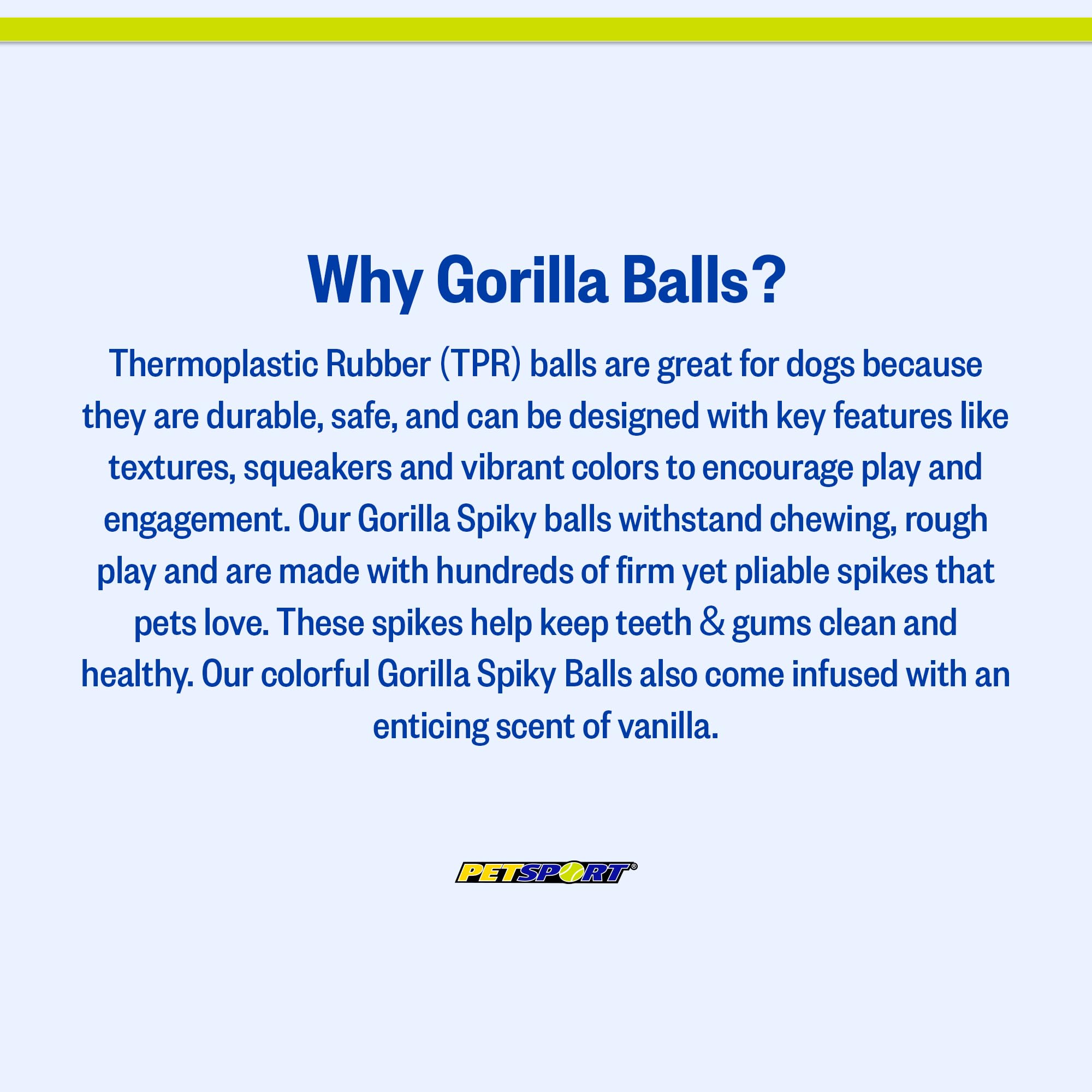 PetSport Gorilla Spiky Ball happy senior dog enjoys playful moments.