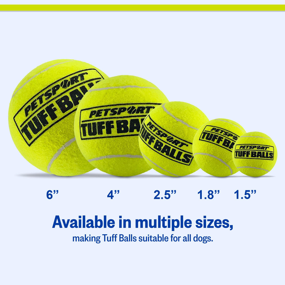 PetSport Tuff Ball teeth-safe design supports medium dogs during training.