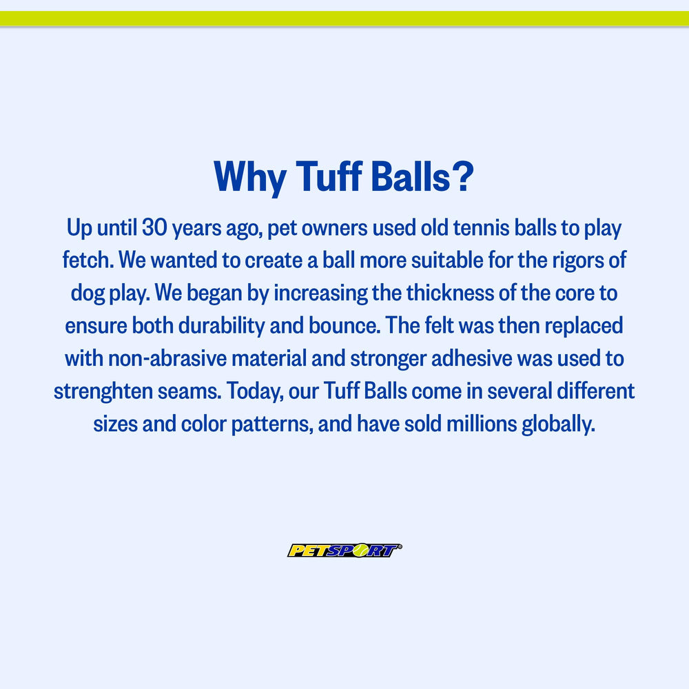 PetSport Tuff Ball training-ready option for fetch and obedience practice.