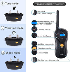 PetSpy remote with 650-yard range showcased in open field