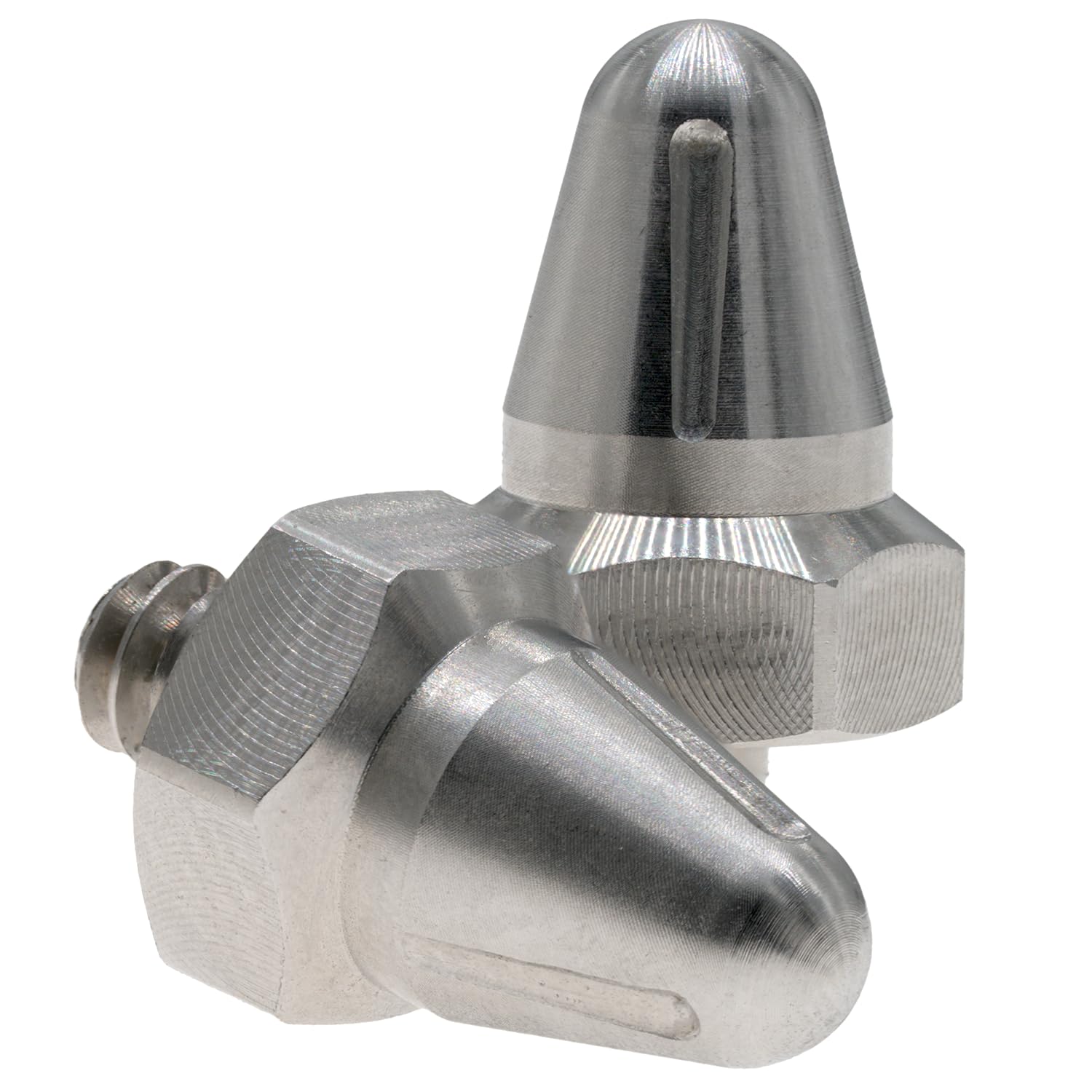 PetsTEK half-inch stainless steel contacts for SportDog trainers; durable and corrosion resistant.