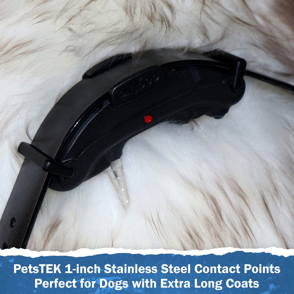 PetsTEK 34inch prongs with rounded ends maximize contact without overtightening.
