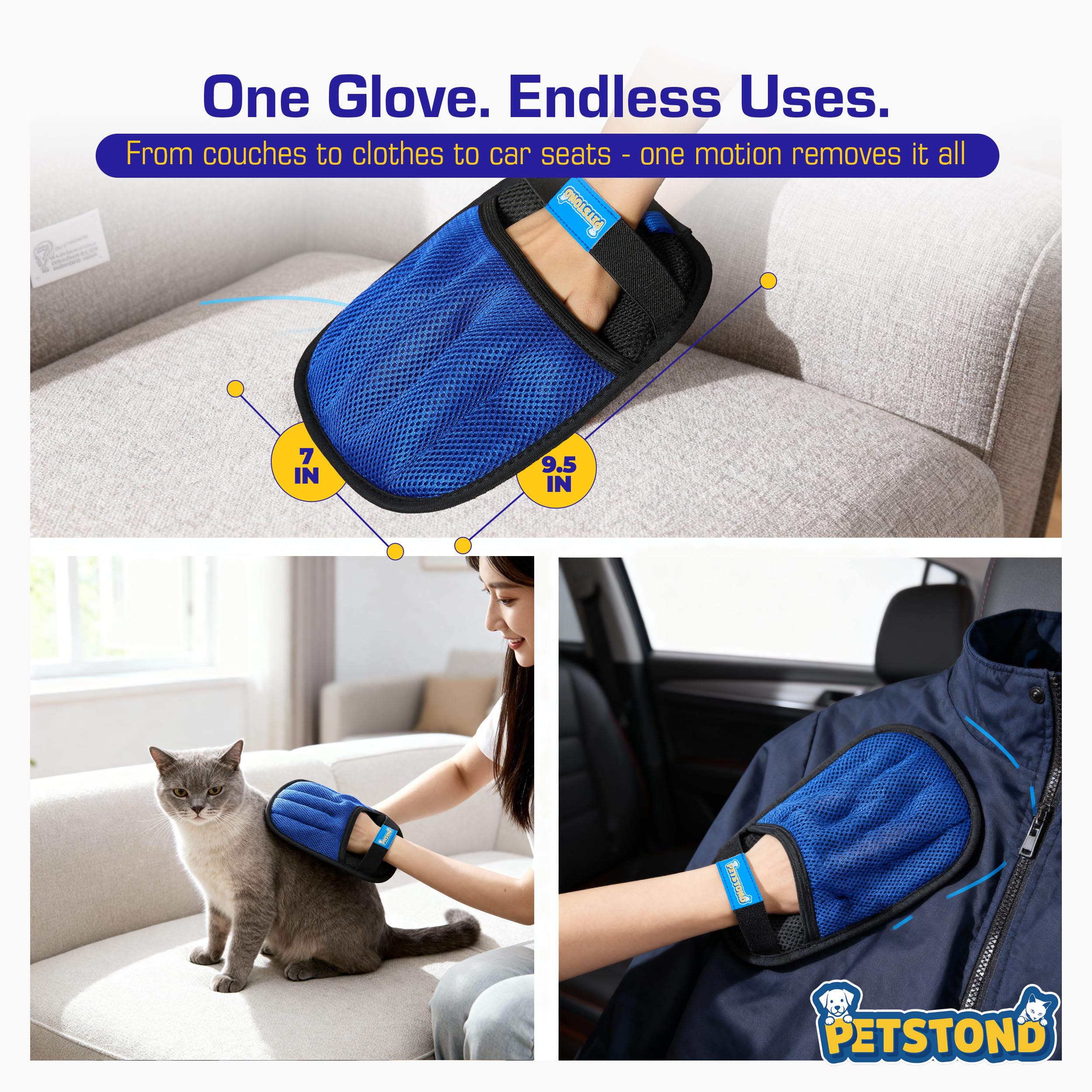 PETSTOND Car seat lint removal for clean rides.
