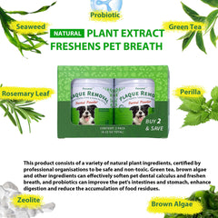 Petstoral natural zeolite and seaweed blend for oral care.