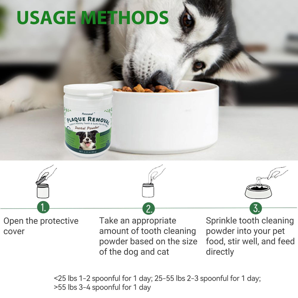 Petstoral no brush solution for simpler pet dental care.