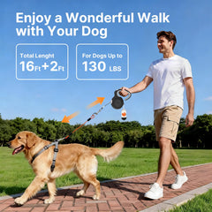 Petsuper chewproof steel cable resists damage during outdoor exploration.