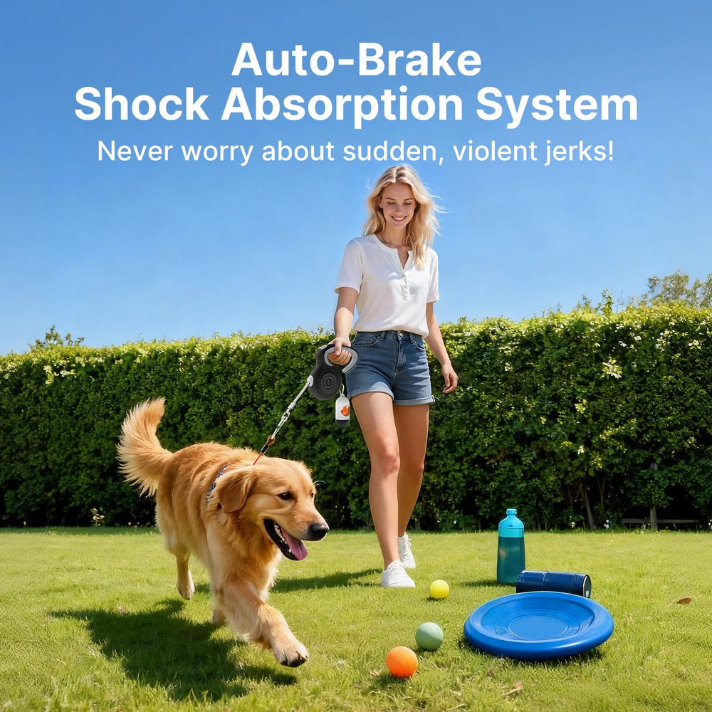 Petsuper leash supports medium to large dogs up to 130 pounds.