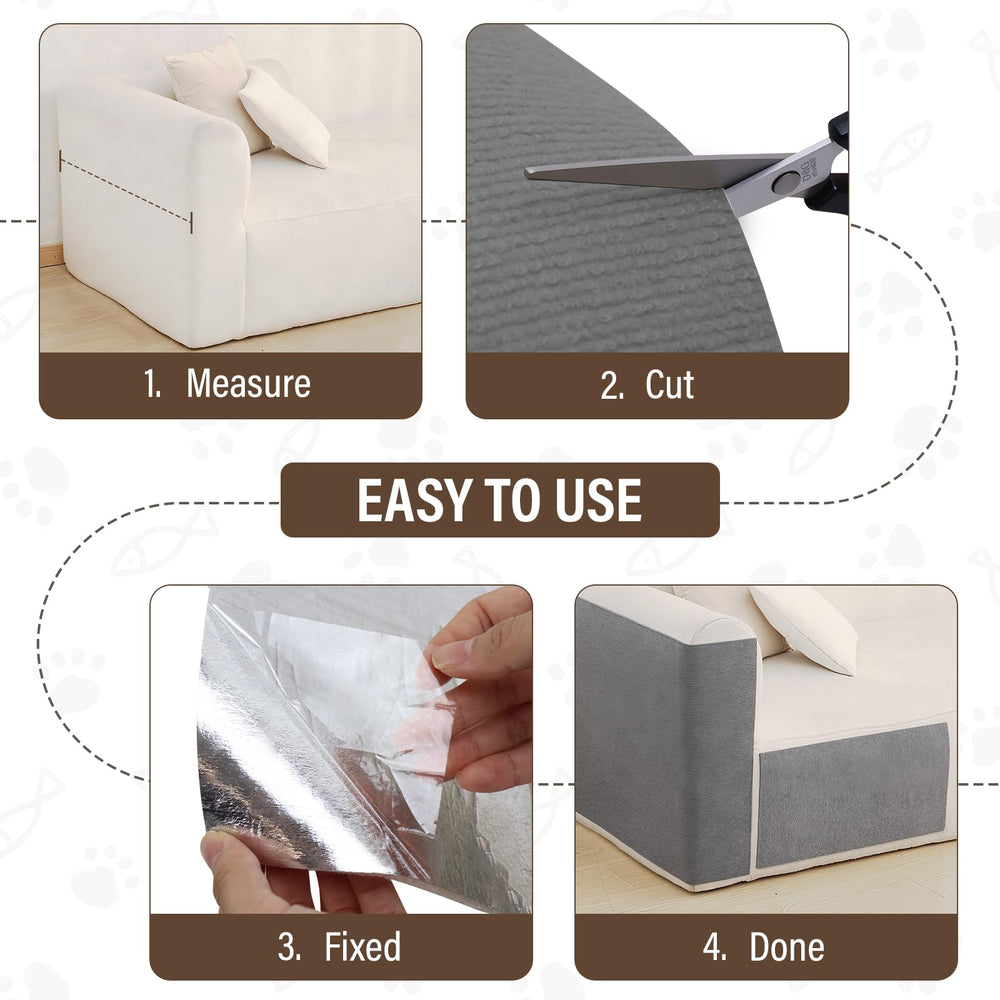 PETSWEET multi-purpose scratch mat doubles as furniture protector and DIY climb accessory.
