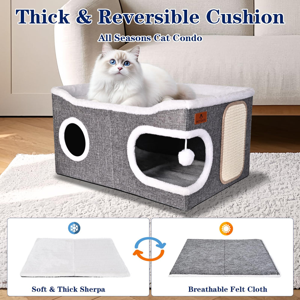 PETTDATE sisal scratching pad protects furniture while cats sharpen claws