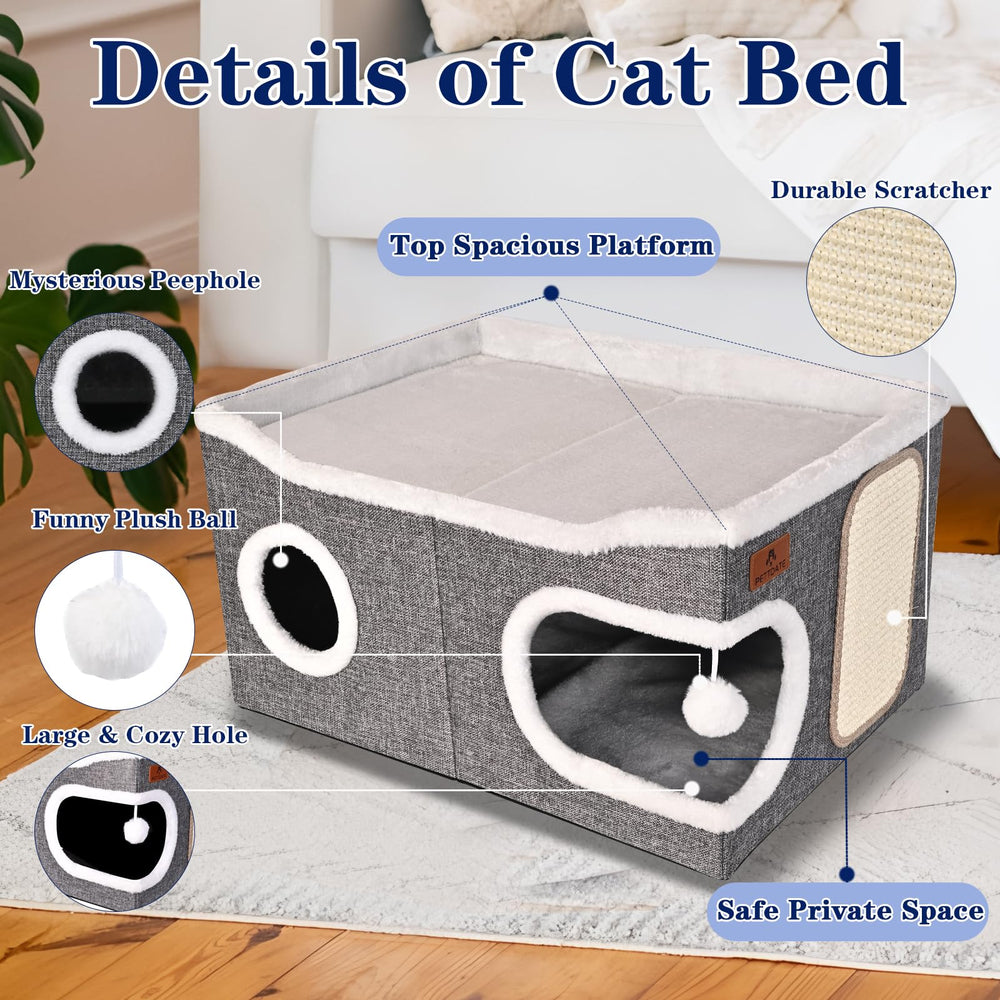 PETTDATE foldable hideaway is portable and easy to store