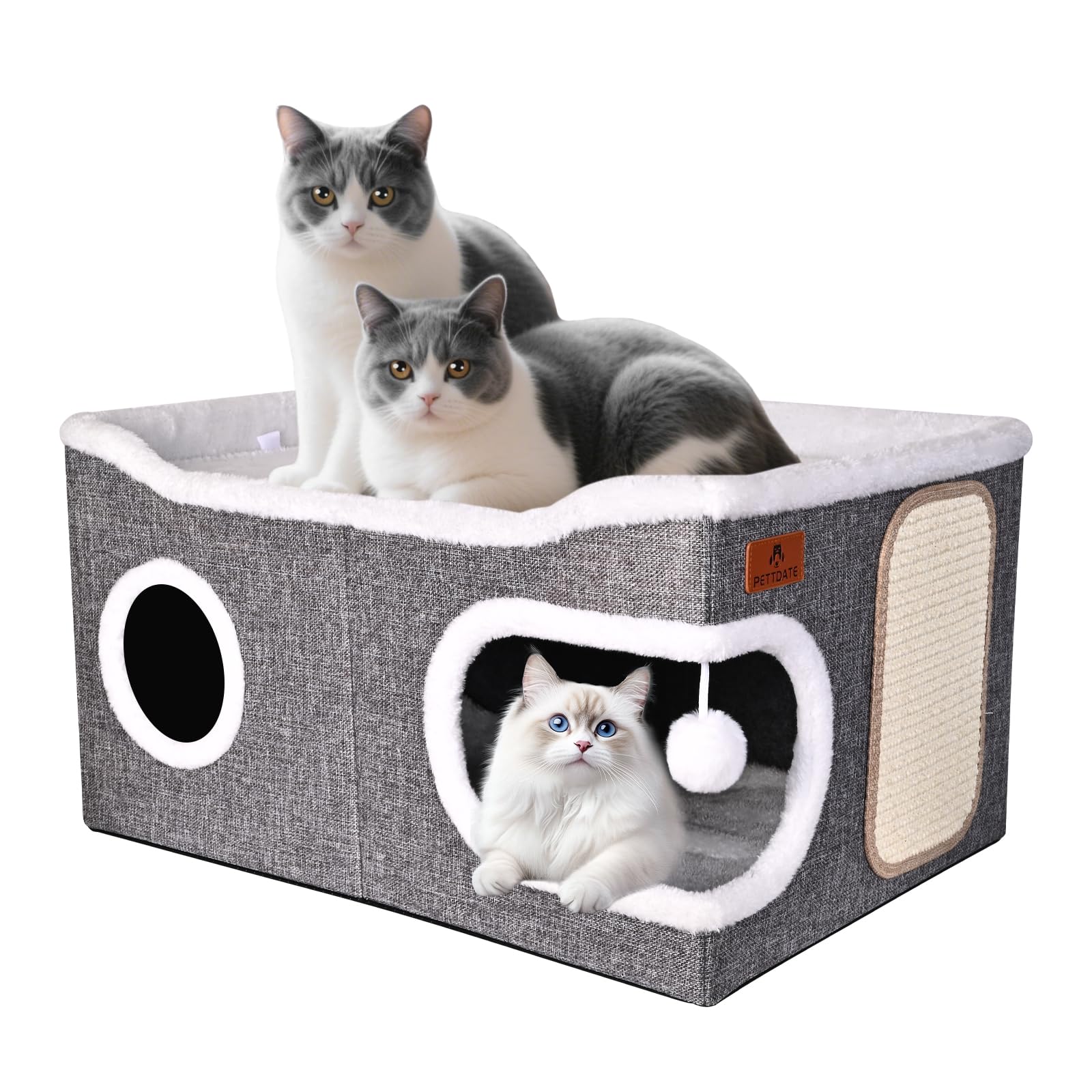 PETTDATE non-slip base ensures stability on smooth floors