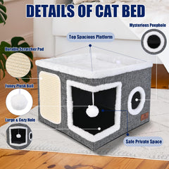 PETTDATE sturdy side scratch pad for claw maintenance
