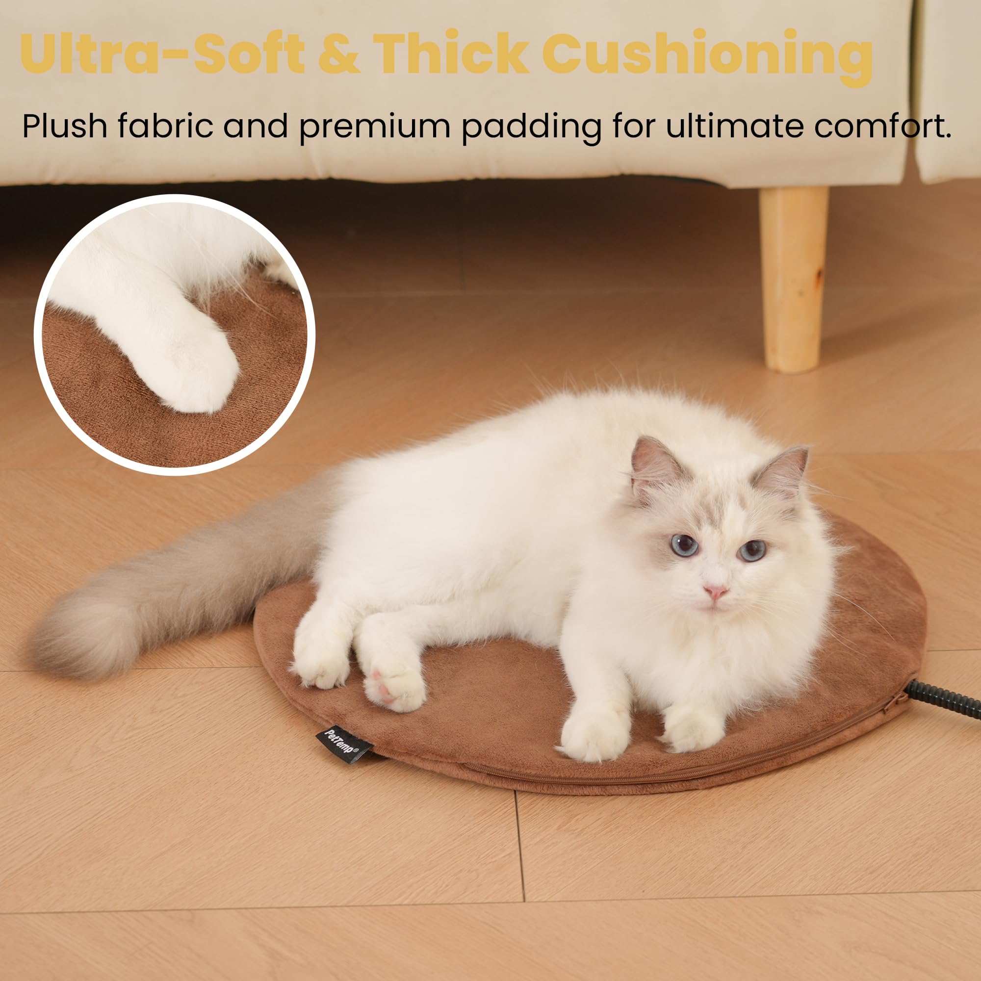 PetTemp fits beds, crates, and enclosed sleeping areas.