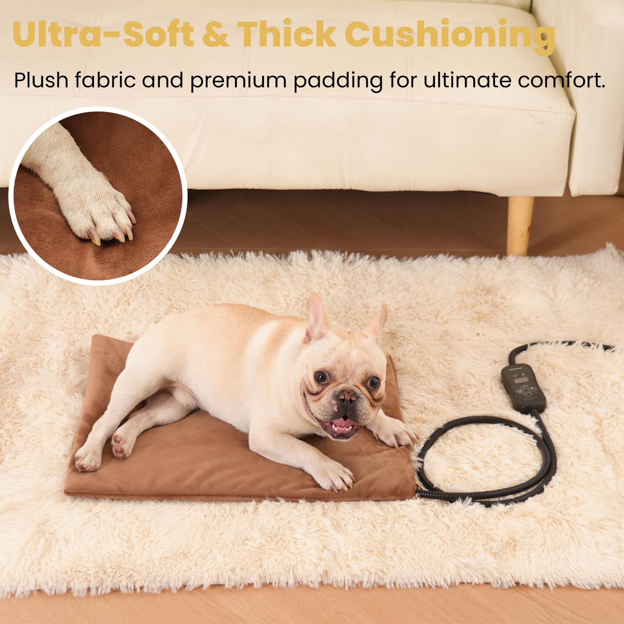 PetTemp 20x16 inch size fits medium pets comfortably