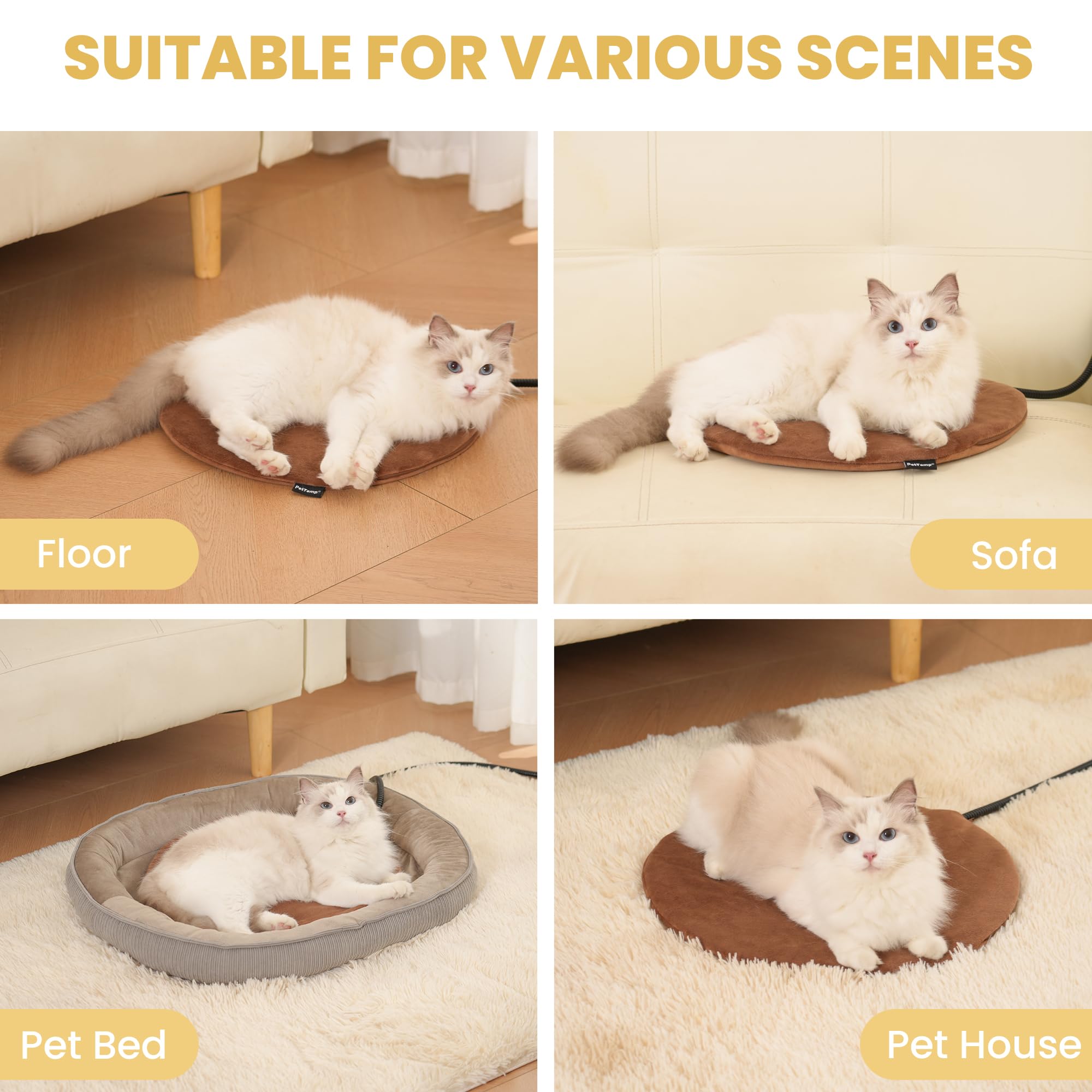 PetTemp suitable for indoor and sheltered outdoor spaces.