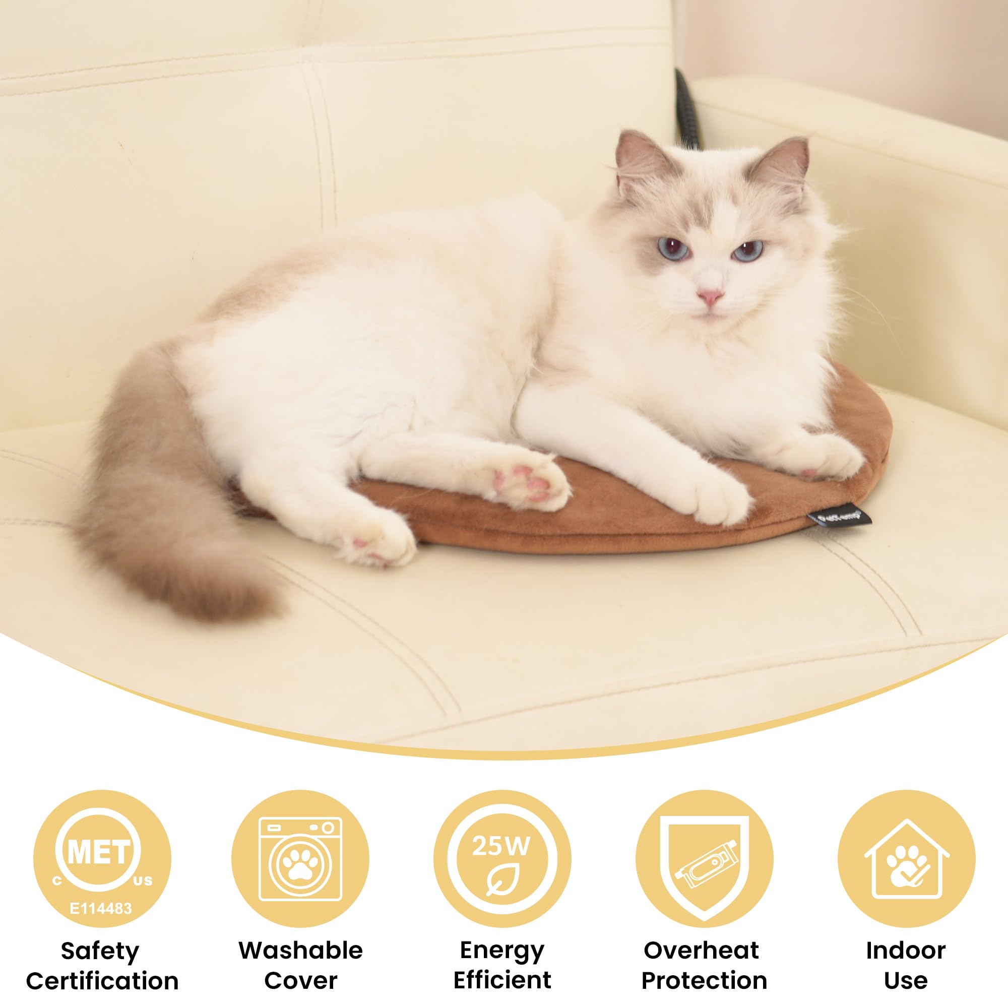 PetTemp removable cover enables easy cleaning and hygiene.