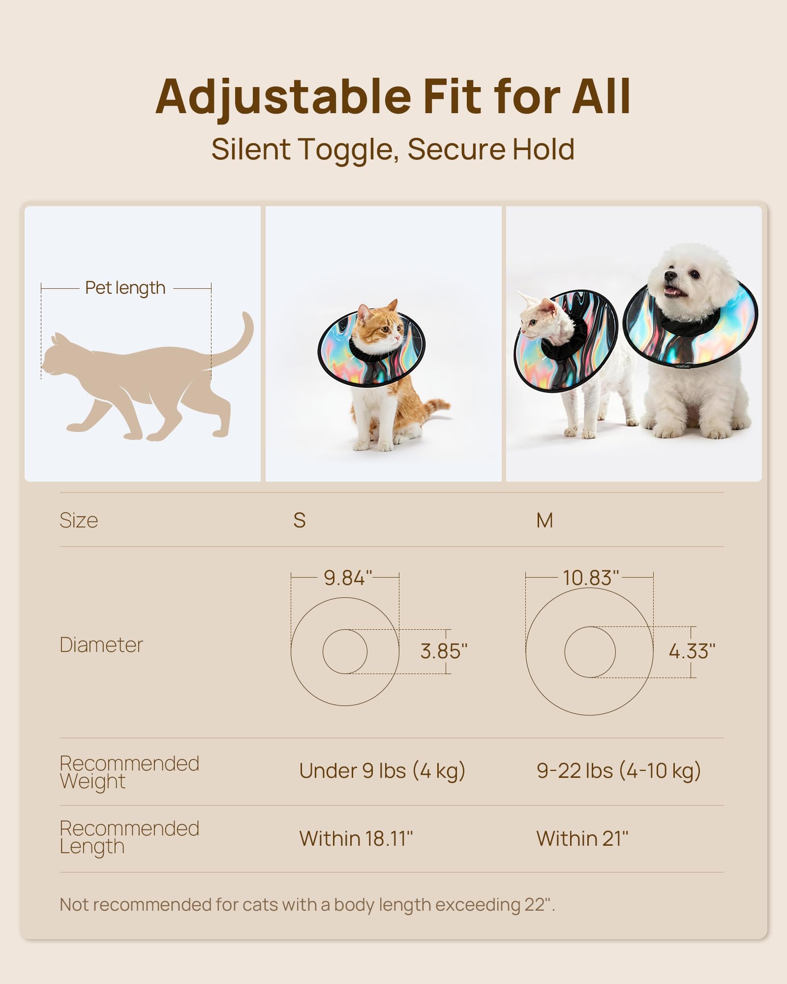 PetThem small-dog friendly fit suits diverse pets and sizes