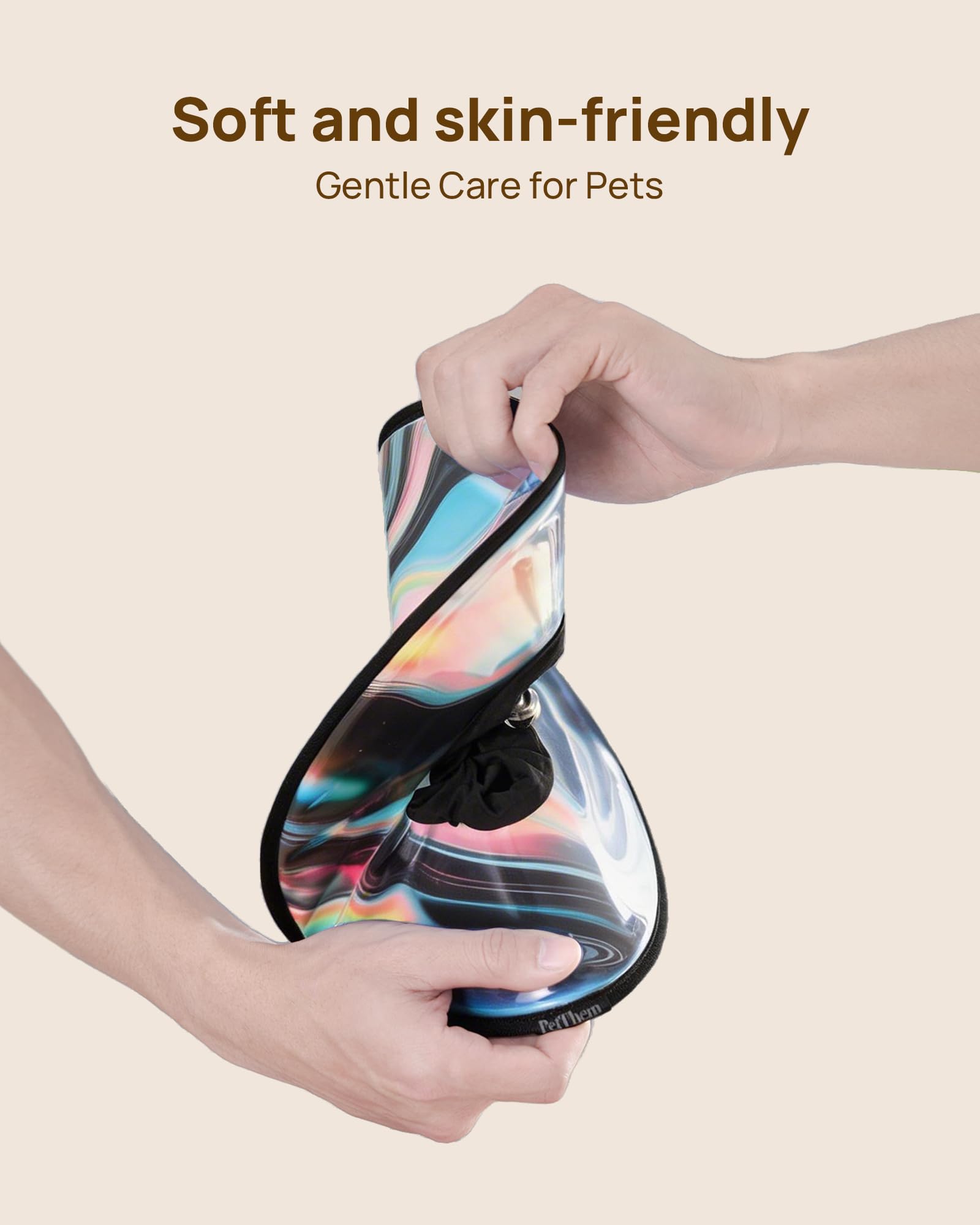 PetThem lightweight collar offers breathable comfort for everyday activity