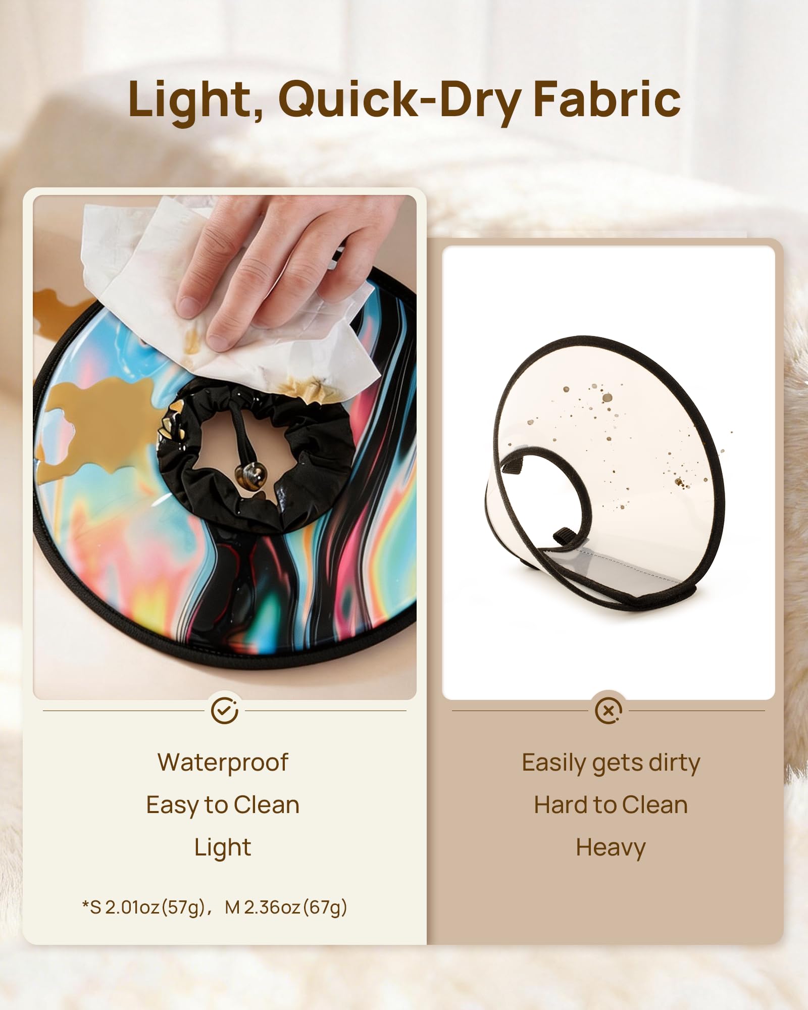 PetThem waterproof outer layer resists stains and odors, easy to wipe
