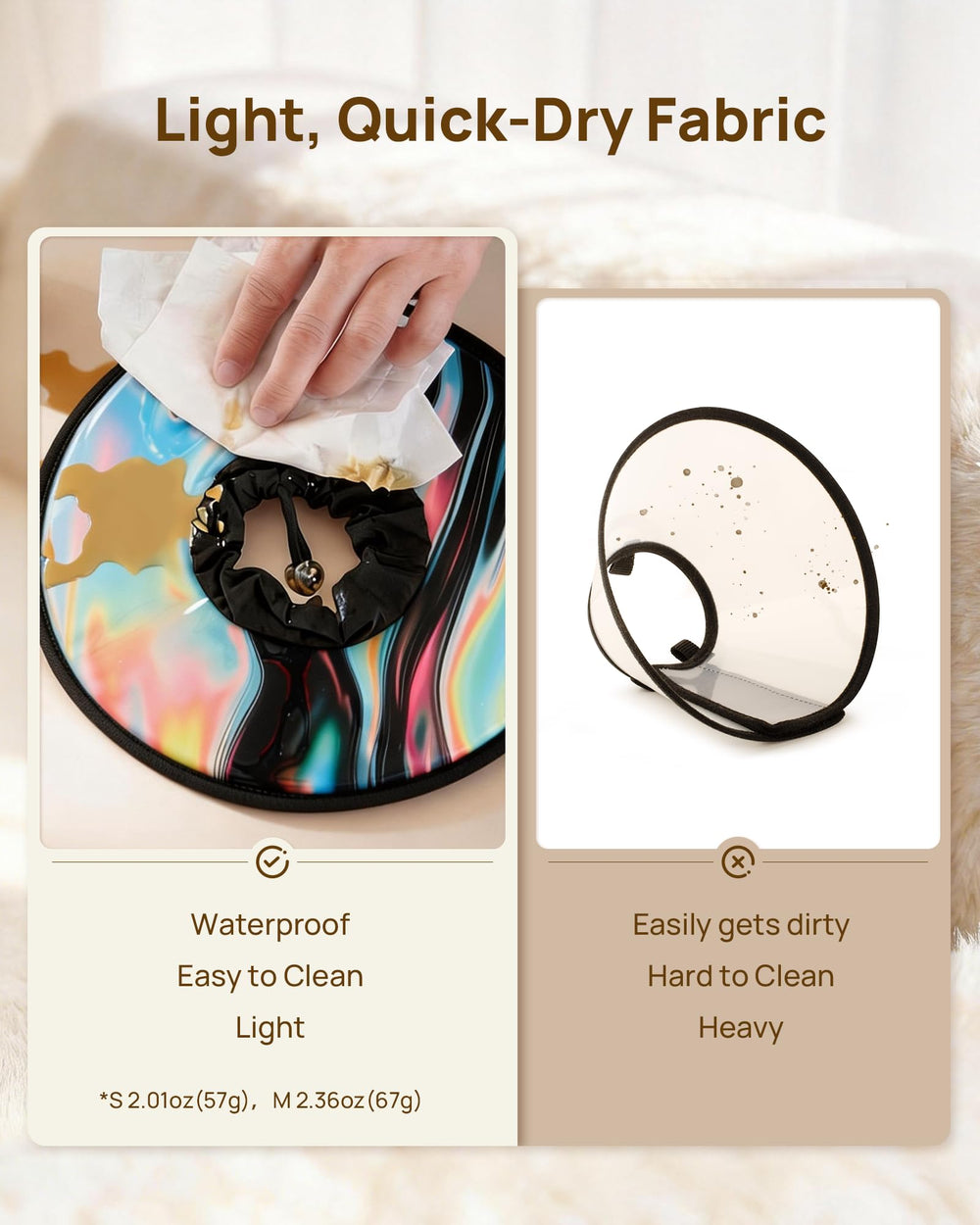 PetThem waterproof outer layer resists stains and odors, easy to wipe