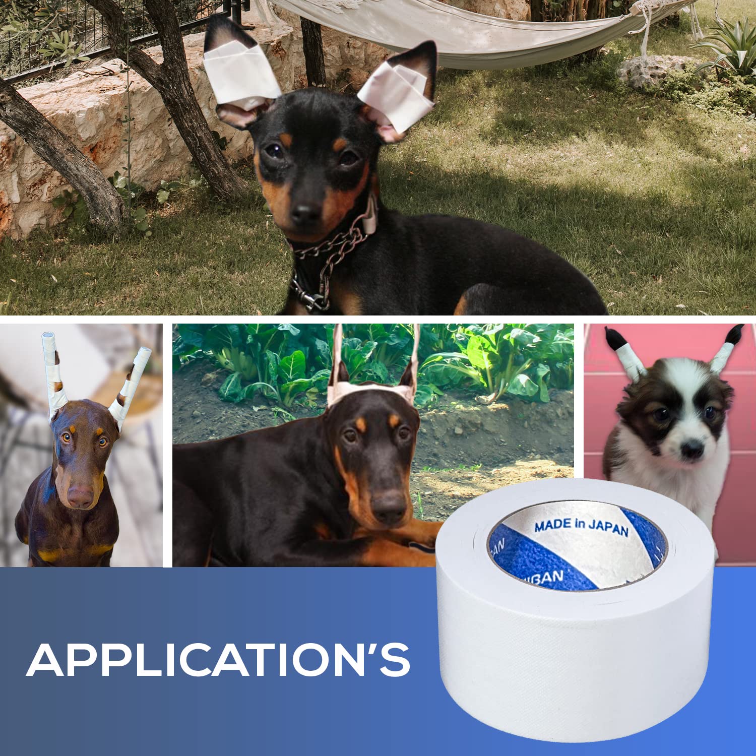 PETTIST dog ear protection for most breeds, lightweight and tearable