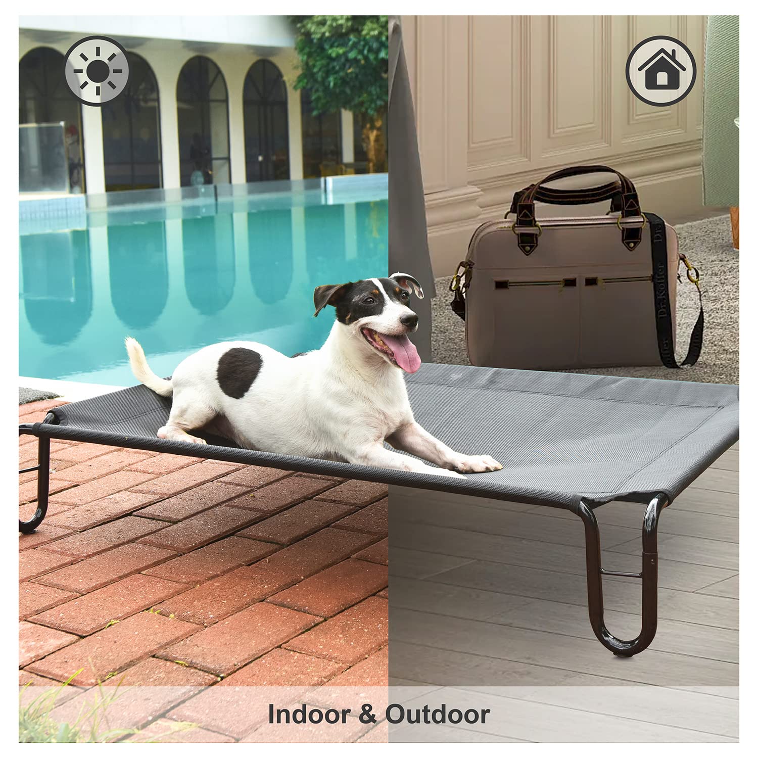 Pettycare medium bed fits dogs up to 40 lbs for versatile use