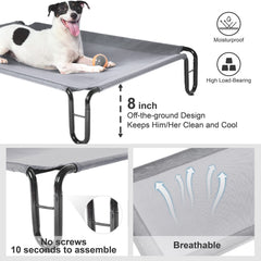 Removable cover from Pettycare bed is machine washable for easy cleaning
