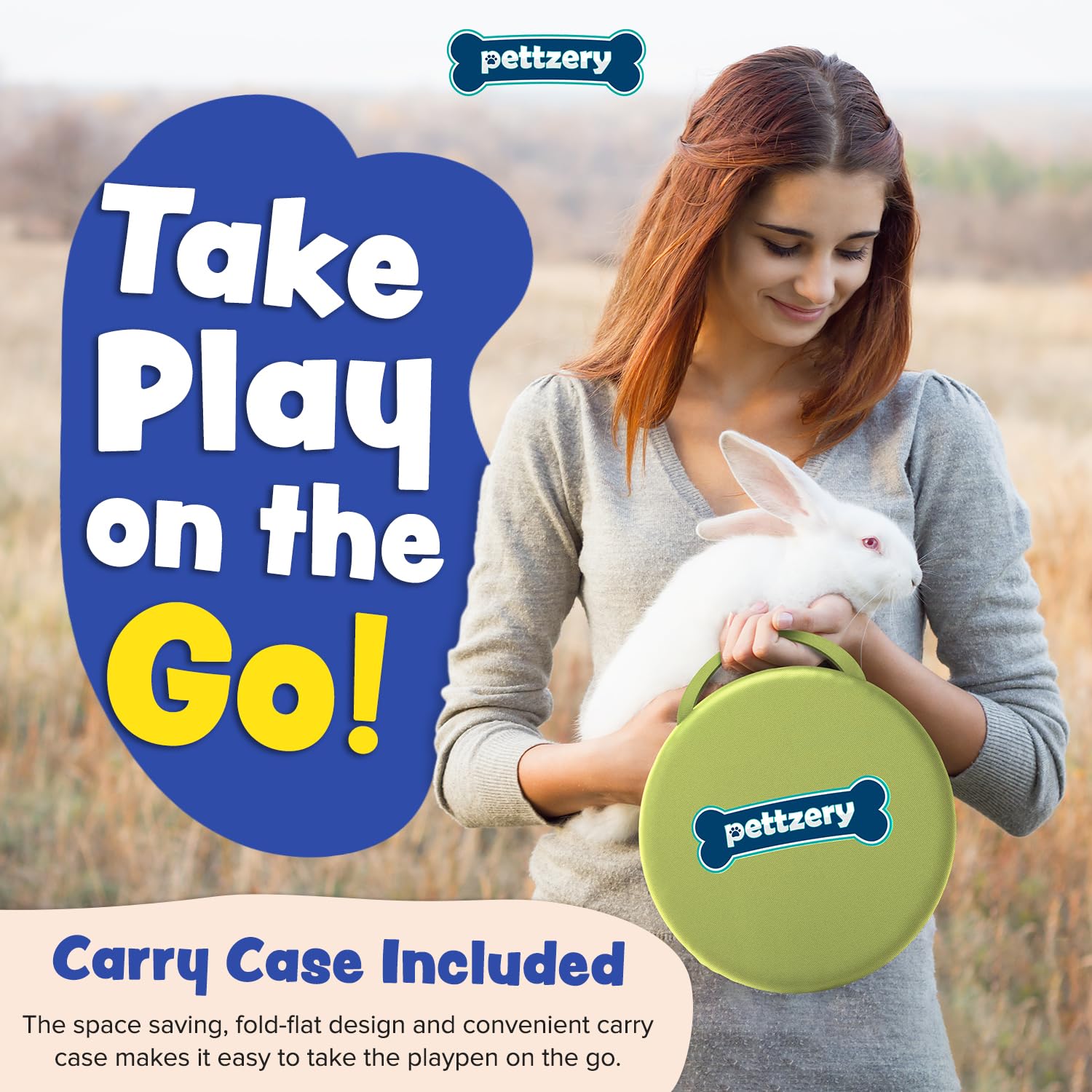 Pettzery playpen breathable mesh ensures visibility and ventilation.
