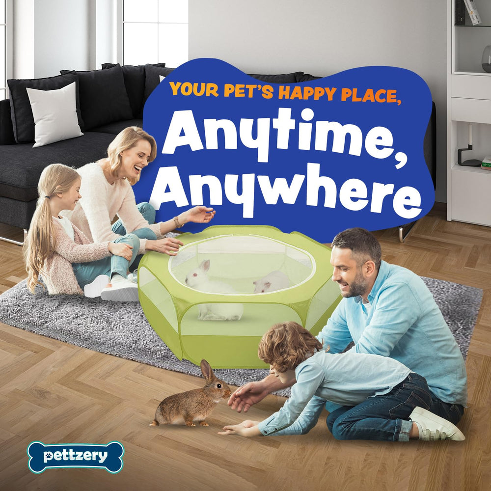 Pettzery playpen suitable for indoor and outdoor use in versatile setups.
