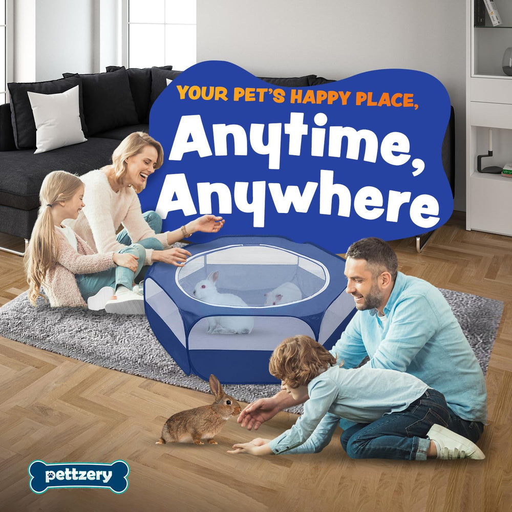 Pettzery playpen suitable for indoor and outdoor use with durable design