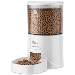 Petultra automatic cat feeder front view for precise scheduled meals.