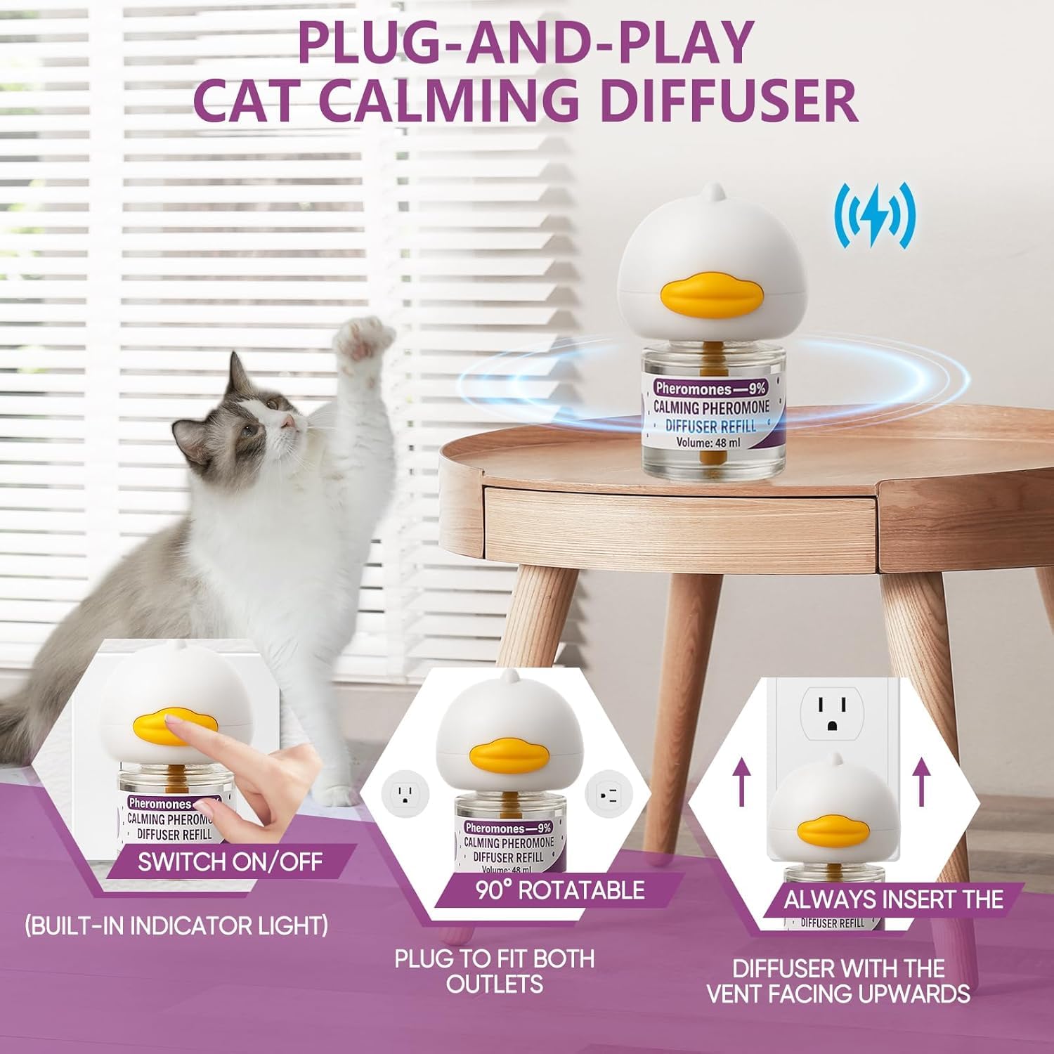 Peturarion two-diffuser kit shown in tranquil room for easier stress management