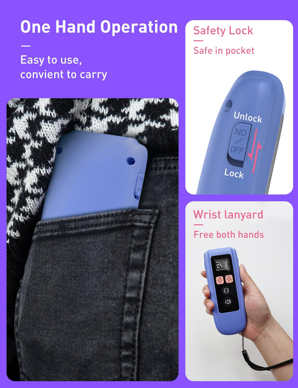 Peture two-dog control feature supports independent or joint sessions.