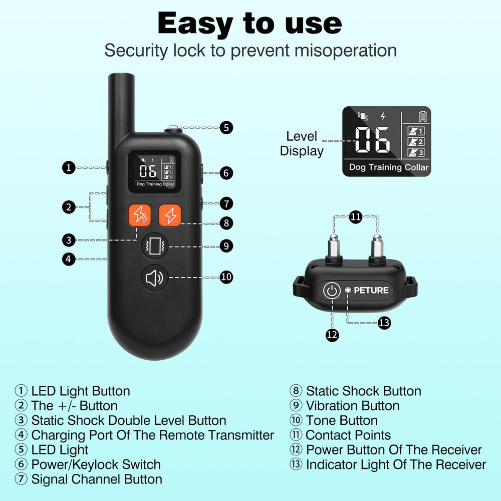 PETURE remote flashlight aids locating dogs during evening walks